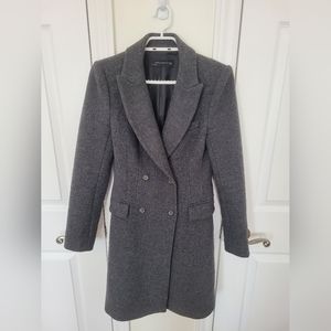 ZARA grey wool coat